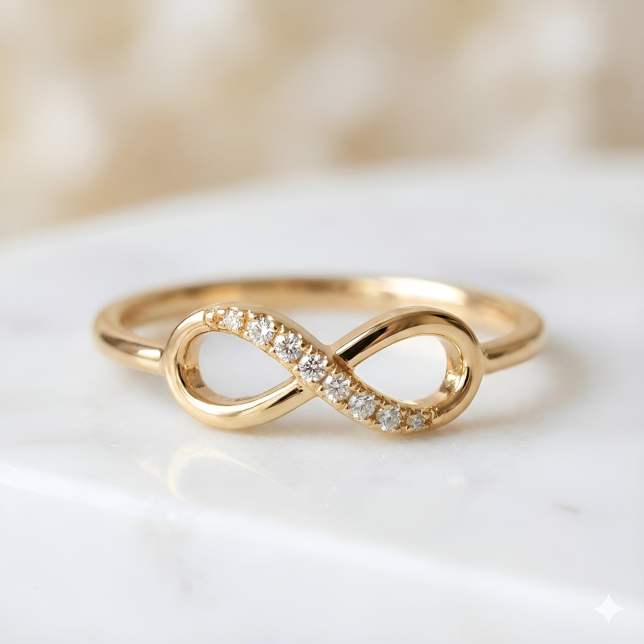 Infinity CZ Ring